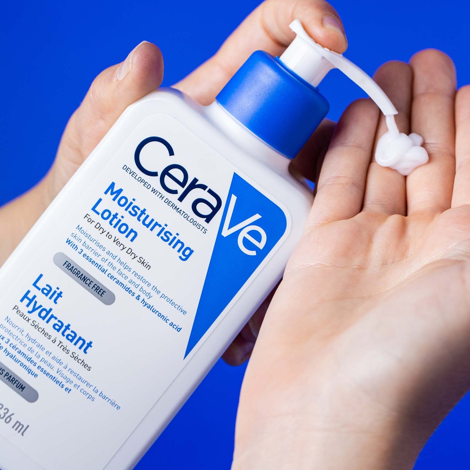 CeraVe Moisturising Lotion 236ml / 8oz - Hydrating Body & Face Lotion for Dry to Very Dry Skin with Ceramides & Hyaluronic Acid
